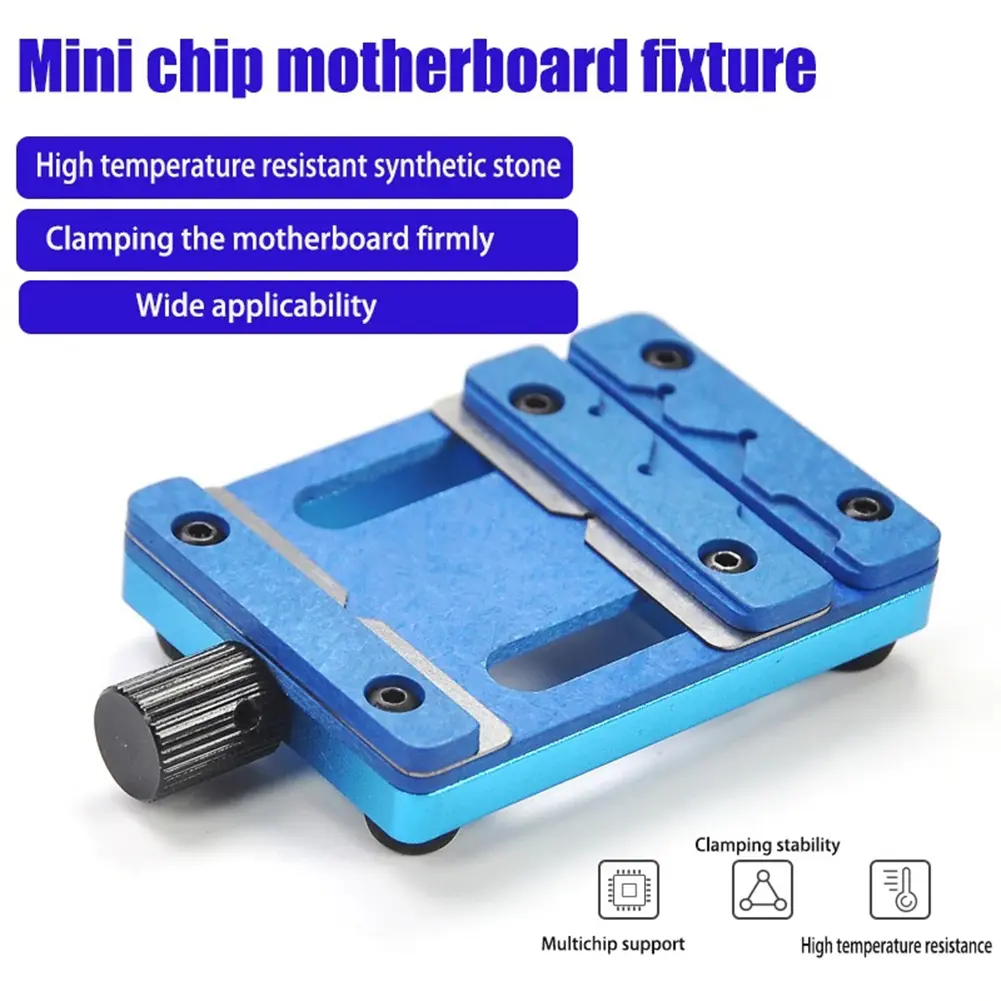 Chip PCB Fixture CPU IC Hard Disk Welding Repair Fixing Fixture High Temperature Resistance CPU IC Chip Positioning Repair Clamp