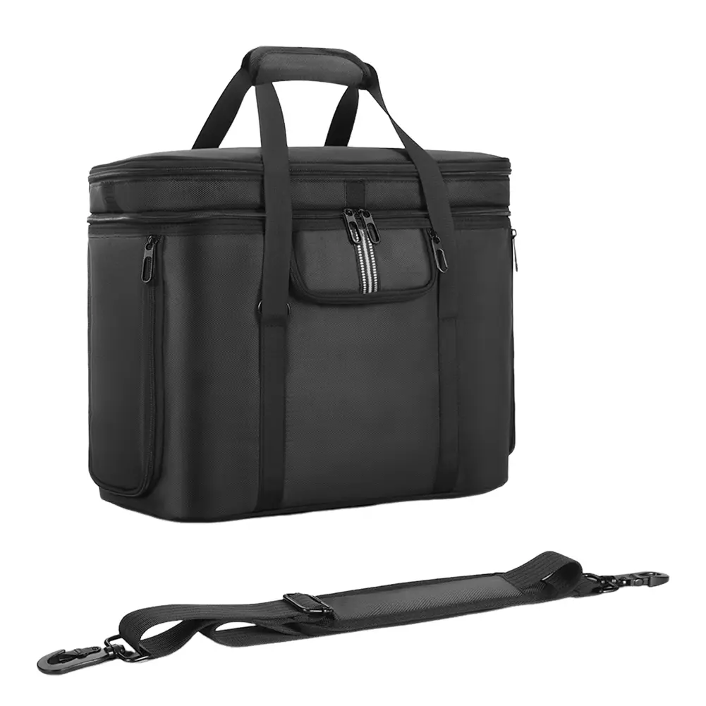 Carrying Case Portable Power Station Bag Waterproof Storage Case Dustproof with Shoulder Strap & Handle for Ecoflow Delta 3 Plus