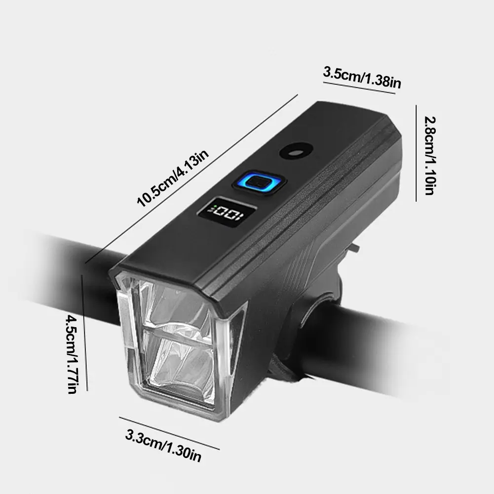 Bicycle Front Light Bike Flashlight Rechargeable Bicycle Head Light Automatic Sensor Bicycle Headlight Cycling Accessories