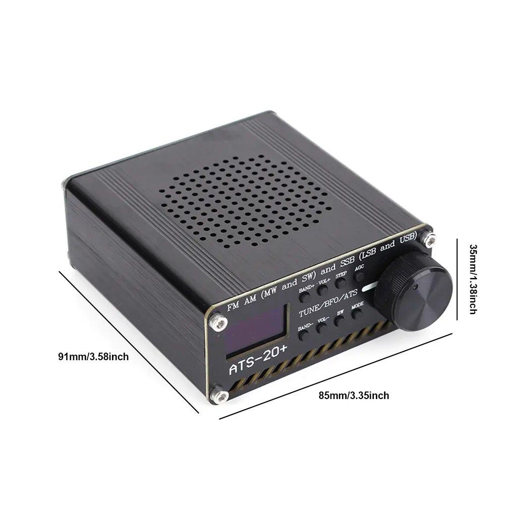ATS-20+ ATS20 SI4732 Radio Receiver DSP SDR Receiver FM AM (MW and SW) and SSB (LSB and USB) All Band Radio Receiver