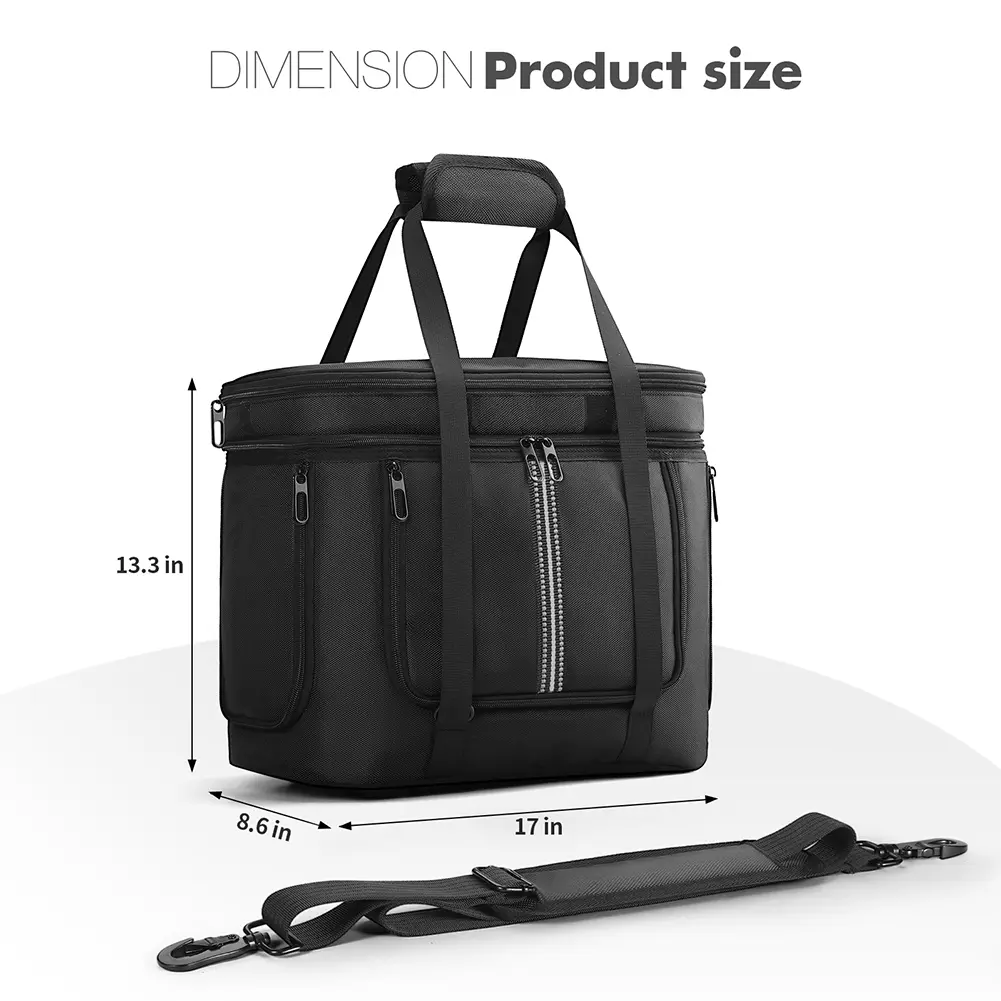 Carrying Case for Anker SOLIX C1000 Portable Power Storage Case Travel Storage Bag Protective Case with Shoulder Strap & Handle