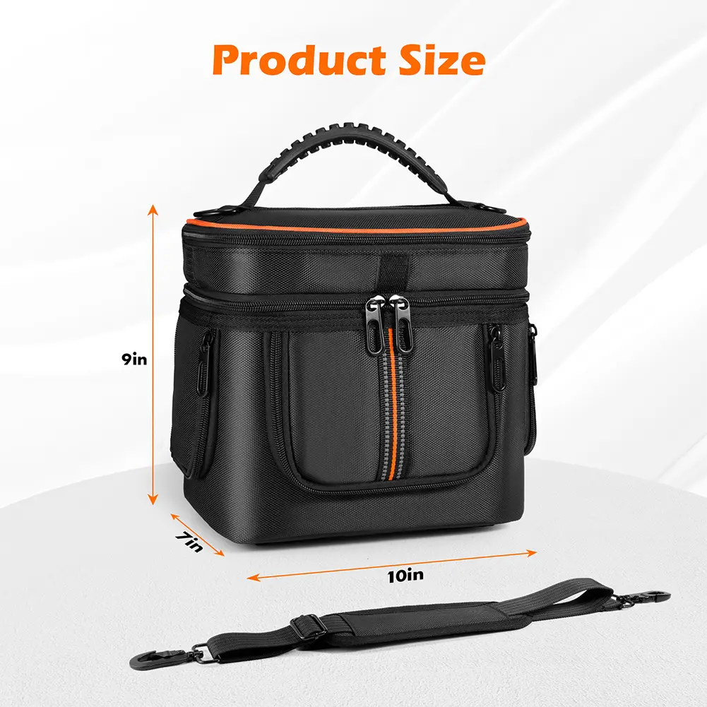 Carrying Case Bag for Jackery Explorer 240 V2 Storage Case Anti-drop Travel Carrying Bag Protective Case for Jackery Accessories