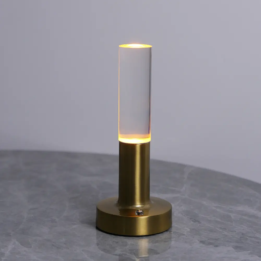 LED Touch Night Light Rechargeable Portable Cordless Table Lamp Stepless Dimming Wireless Atmosphere Light for Home Office Decor