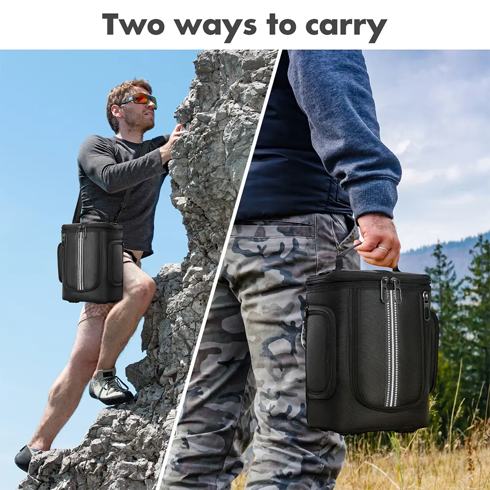 Carrying Case for Anker C300/C300 DC Portable Power Station Bag Travel Carrying Bag Protective Case with Shoulder Strap & Handle