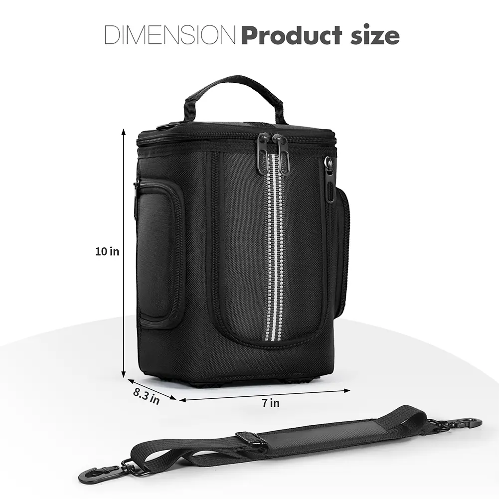 Carrying Case for Anker C300/C300 DC Portable Power Station Bag Travel Carrying Bag Protective Case with Shoulder Strap & Handle