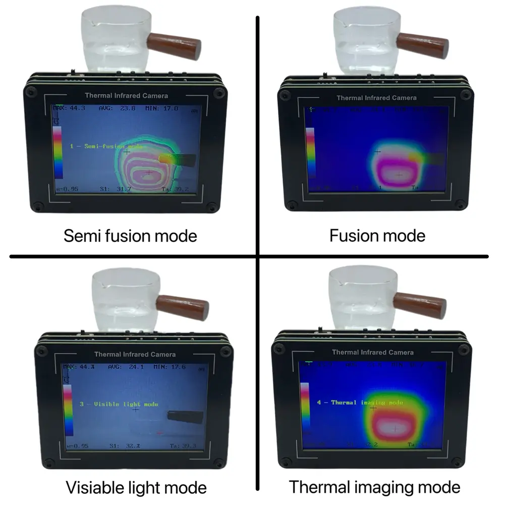 3.5 Inch Thermal Infrared Camera 32x24 Pixel Thermal Imaging Camera -40-450℃ Infrared Imager Thermal Camera