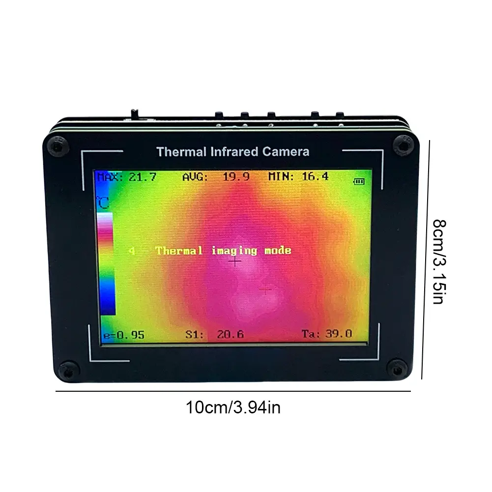 3.5 Inch Thermal Infrared Camera 32x24 Pixel Thermal Imaging Camera -40-450℃ Infrared Imager Thermal Camera
