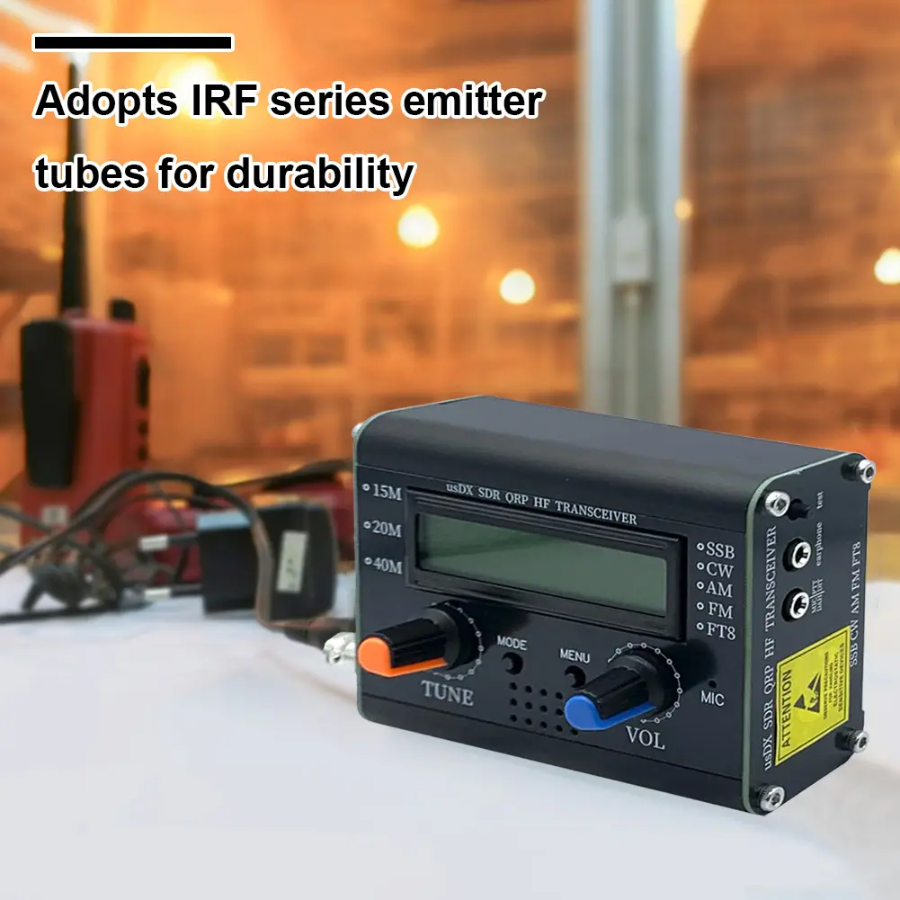 5W UsDX All Mode HF Transceiver QCX-SSB To SSB 3-Band All Mode Transceiver High Frequency Transceiver with Handheld Mic