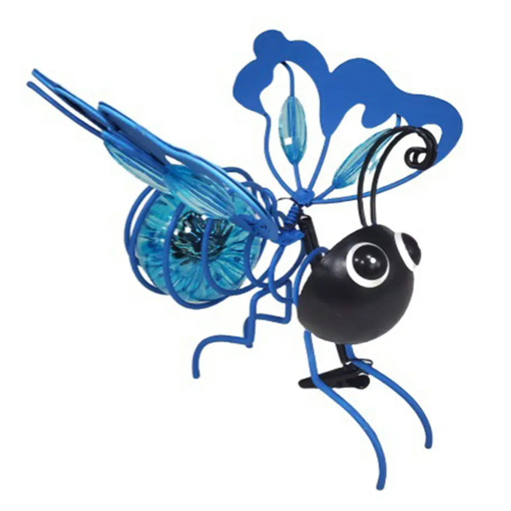 Solar-Powered Hanging Bee Garden Light Decorative Flying Bee Hanging Lamp Realistic Insect Light for Housewarming Gift