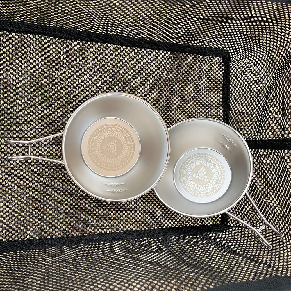 280ml Outdoor Sierra Bowl 304 Stainless Steel Portable Camp Bowl Non-Stick Barbecue Sierra Bowl for Hiking Camping