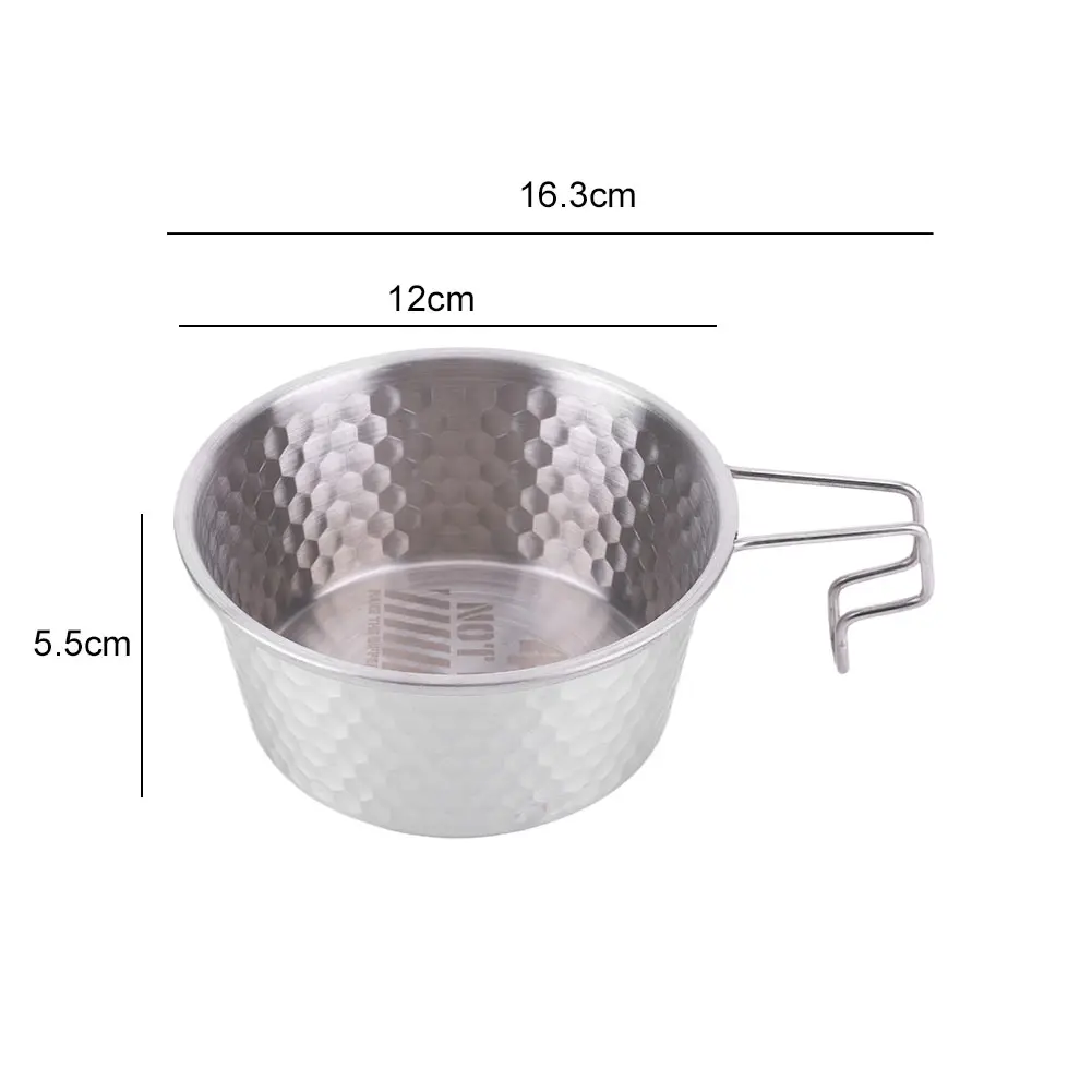360 Ml Outdoor Sierra Bowl High Temperature Resistant Camping Picnic Bowl Barbecue Sierra Bowl Outdoor Camping Cutlery