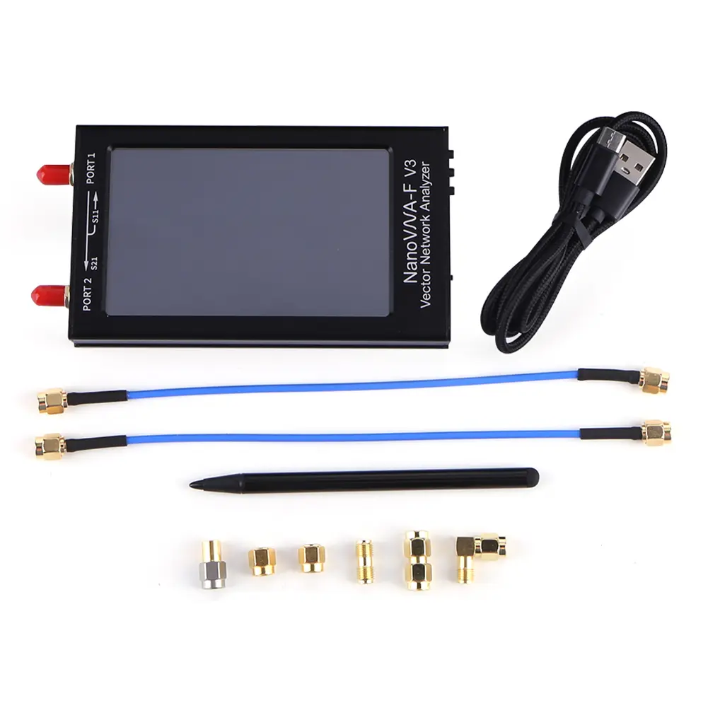 NanoVNA-F V3 Vector Network Analyzer 4.3 Inch Screen Portable Vector Network Analyzer with 4500mAh 1MHz-6GHz VNA Analyzer