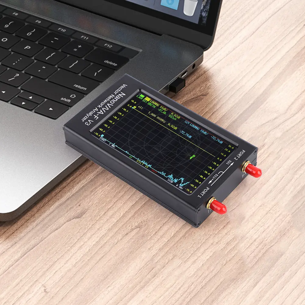 NanoVNA-F V3 Vector Network Analyzer 4.3 Inch Screen Portable Vector Network Analyzer with 4500mAh 1MHz-6GHz VNA Analyzer