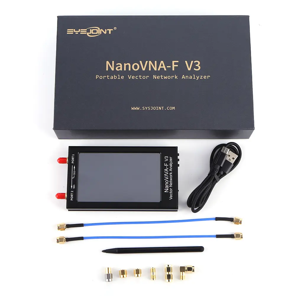 NanoVNA-F V3 Vector Network Analyzer 4.3 Inch Screen Portable Vector Network Analyzer with 4500mAh 1MHz-6GHz VNA Analyzer
