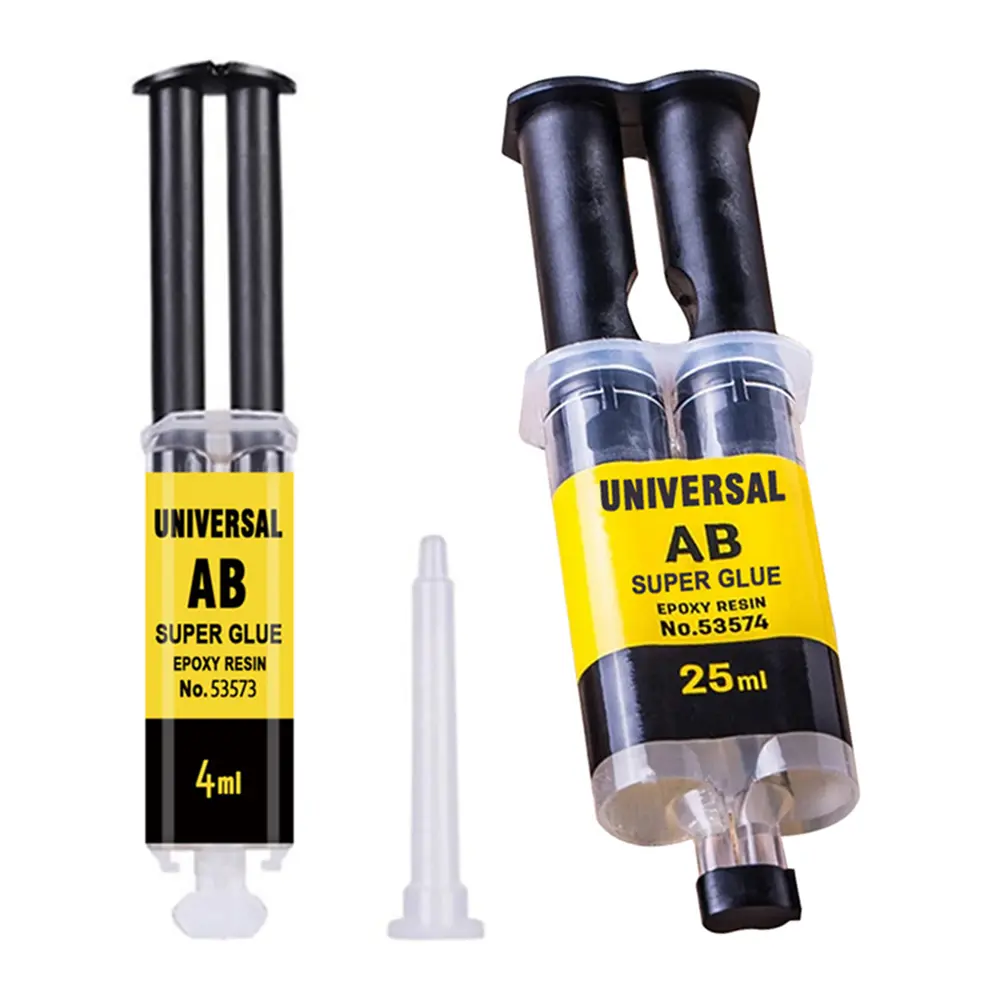 1-10PCS 4/25ml Epoxy Resin AB Glue for Glass Metal Ceramic Woodworking Waterproof Repair Strong Adhesive Glue Super Liquid Glue