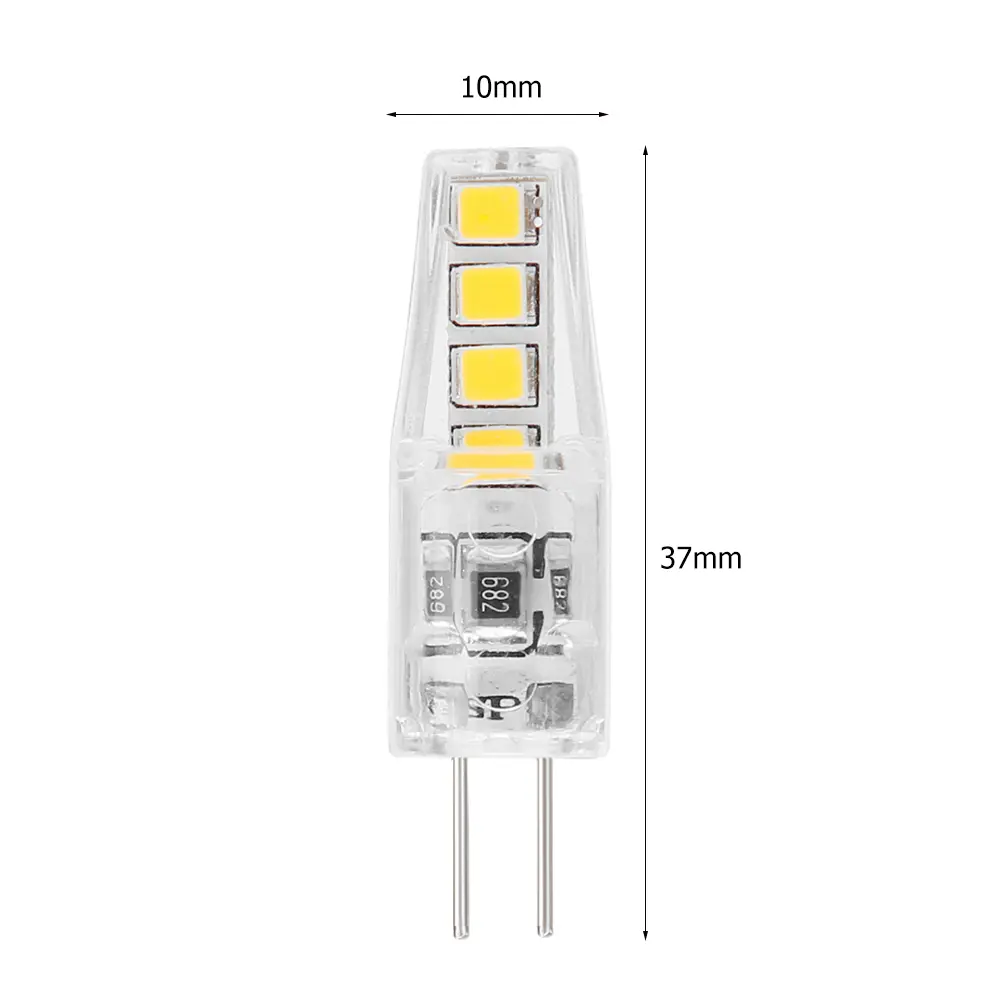 1-10pcs LED G4 8 LED 2W Light Bulb AC/DC 220V LED Lamp COB Spotlight Chandelier Lighting Replace Halogen Lamps