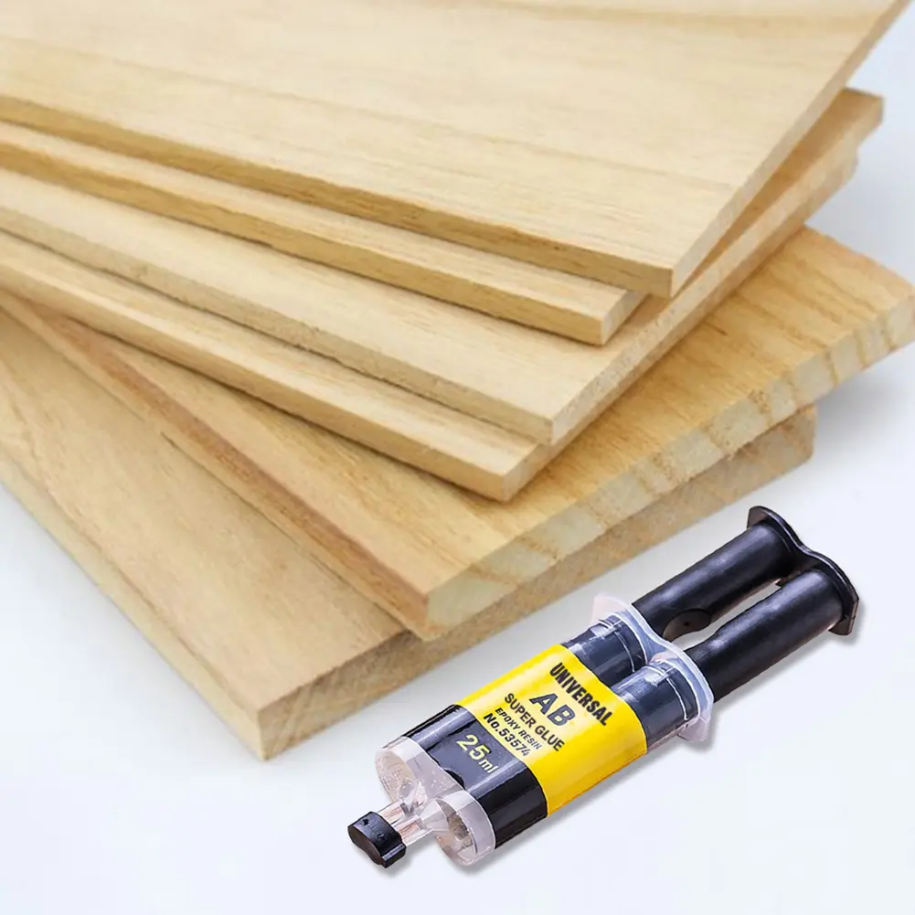 1-10PCS 4/25ml Epoxy Resin AB Glue for Glass Metal Ceramic Woodworking Waterproof Repair Strong Adhesive Glue Super Liquid Glue