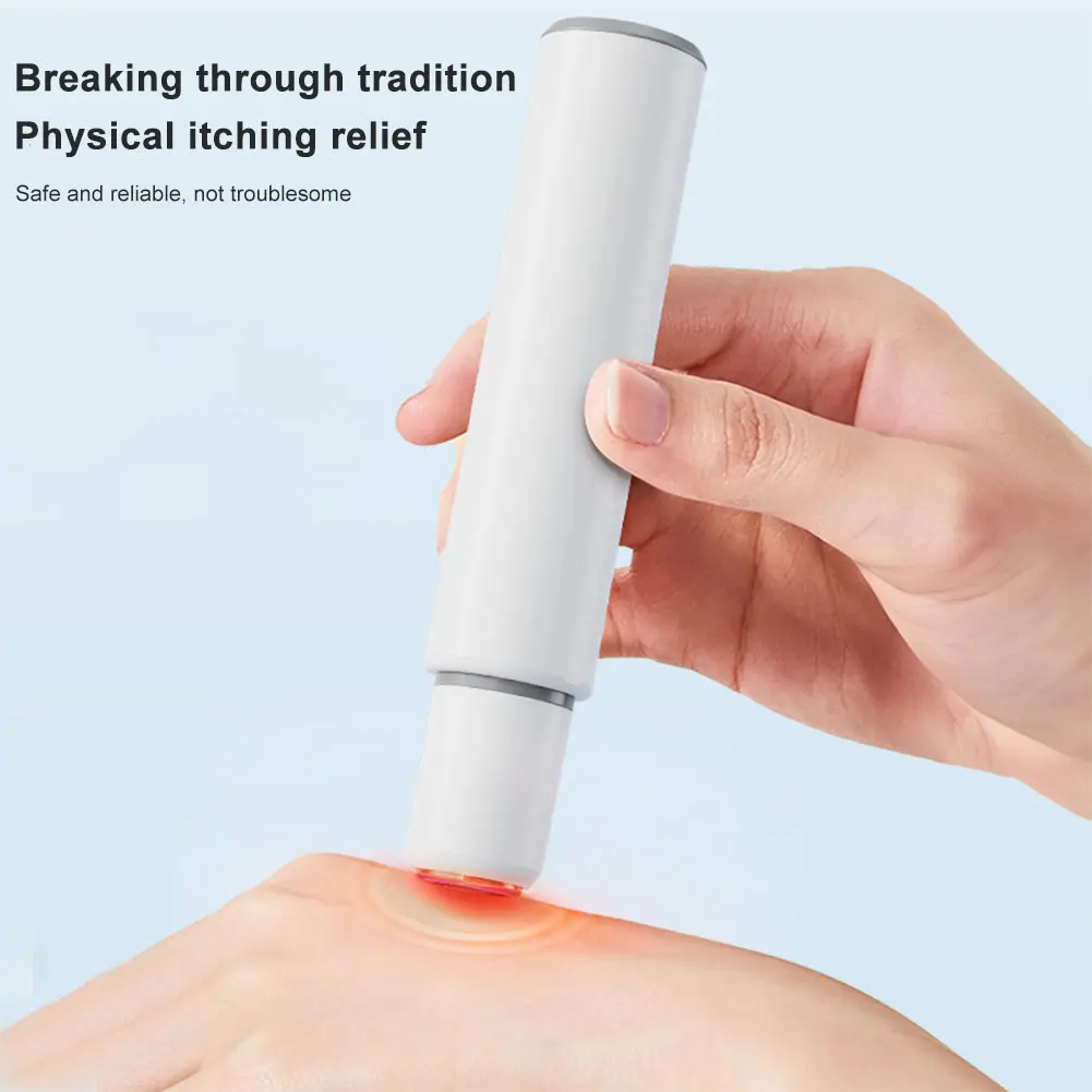 Mosquito Insect Bite Relieve Itching Pen Natural Bug Bite Itch Portable Relief Pen Rechargeable Anti-Itch Pen for Adult Children