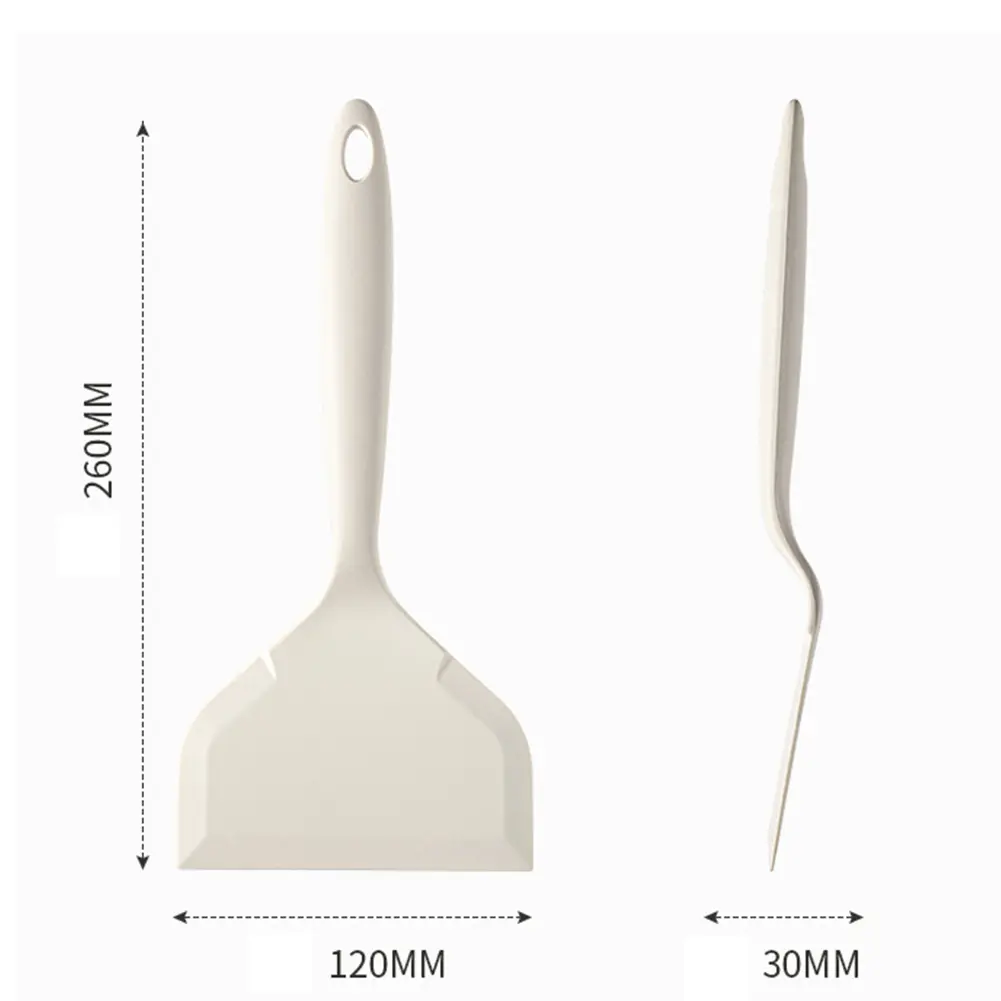 Silicone Pancakes Spatula Heat Resistant Steak Fried Shovel Nonstick Omelette Spatulas for Nonstick Cookware Egg Cookie Omelette
