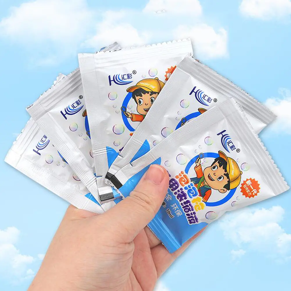 1000ml-100ml Concentrate Bubbles Liquid Soap Universal Water Bubble Gun Accessories Soap Bubble Liquid Bubble Refills 10ml/Pack