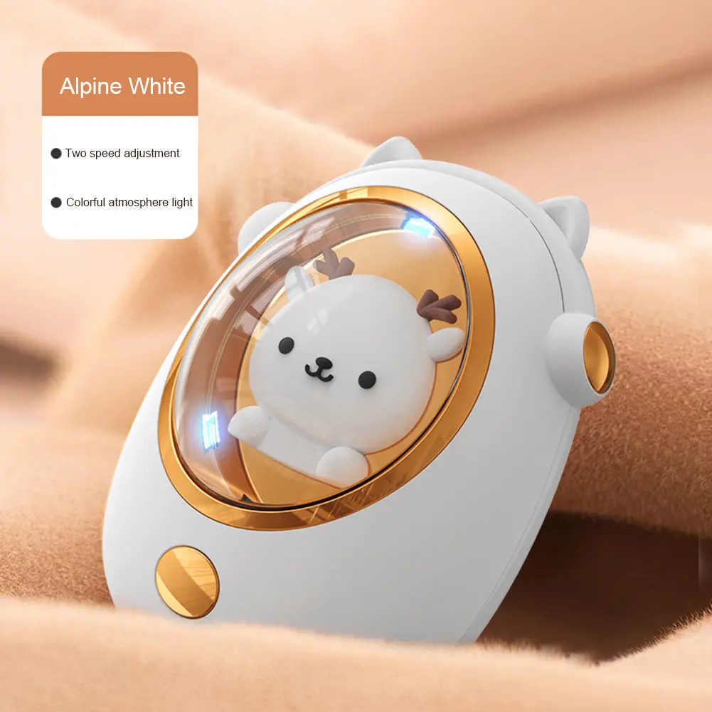 1200/2400mAh Mini Hand Warmer USB Rechargeable Pocket Hand Warmer Mobile Power Bank Cute Warmer Electric Hands Heater For Office
