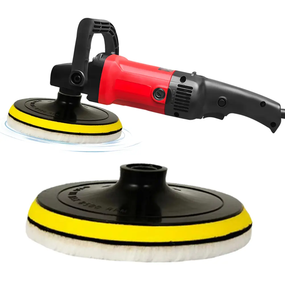 5/7Pcs Wool Polishing Disc Waxing Buffing Polishing Pad 4 Inch 7inch Car Paint Care Polisher Machine Pads Auto Beauty Accessory