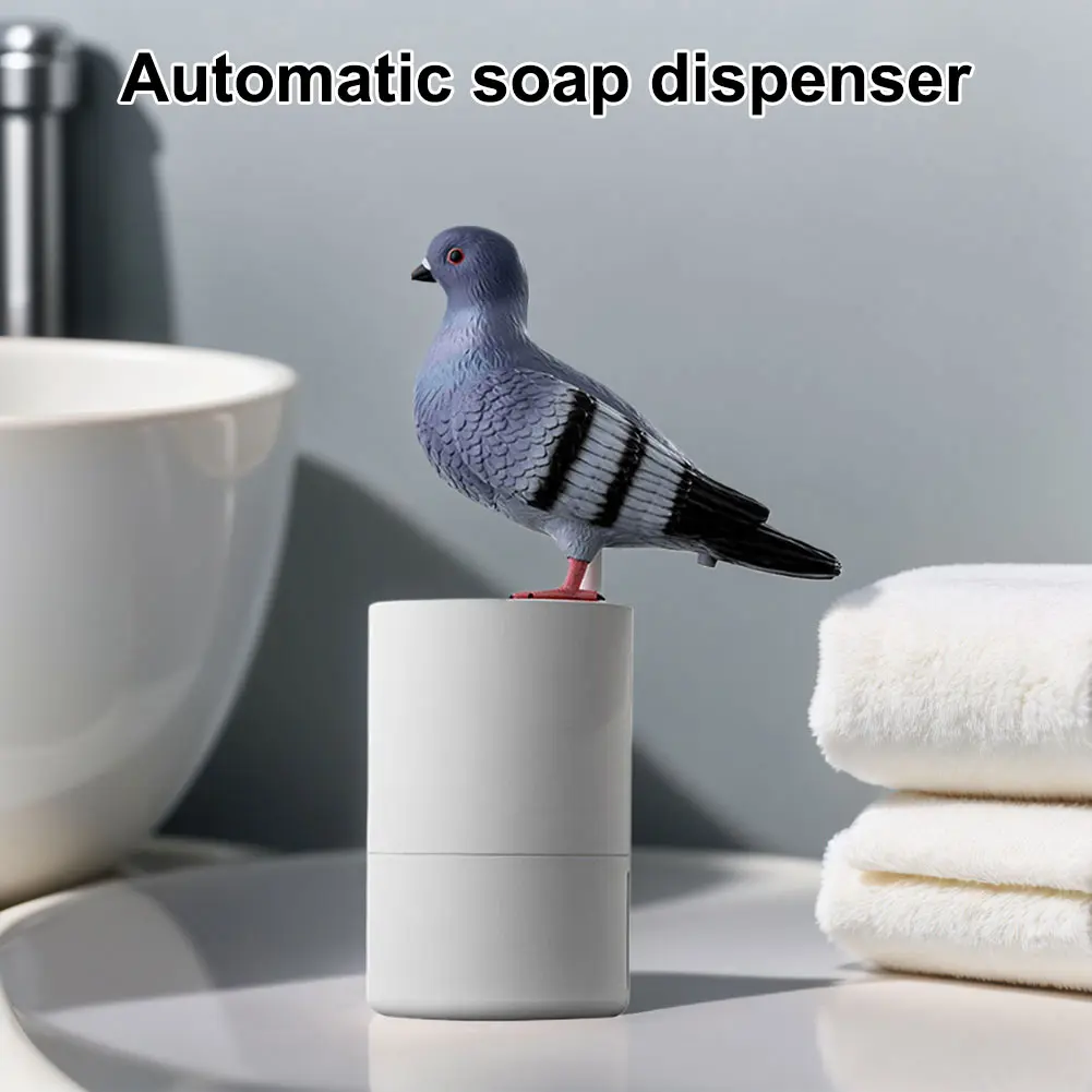 Pigeon Shape Soap Dispenser Touchless Foam Hand Washing Tool Automatic Sensing Hygienic Foam Dispenser Bathroom Foam Dispenser