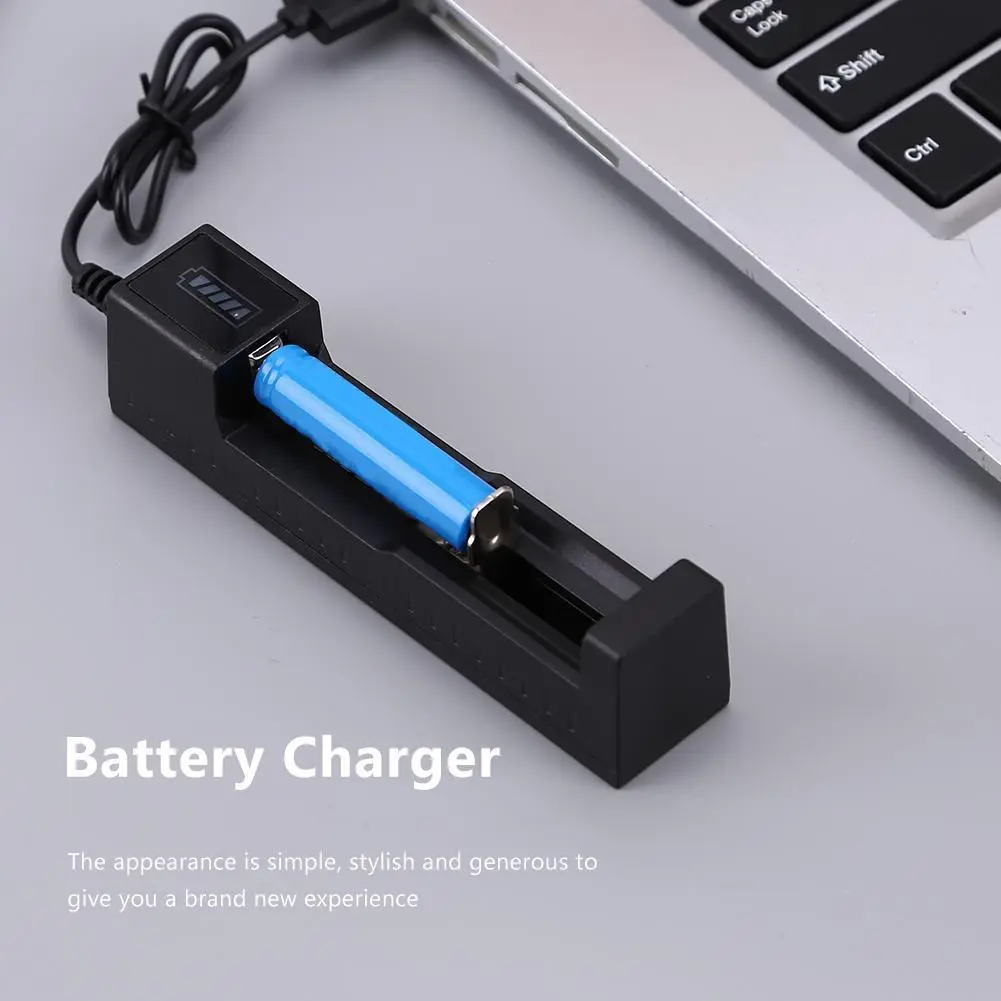 Universal USB Battery Charger AC 110-240V 50/60Hz 4 Bay Smart Charger for 18650 21700 22650 16340 Accessories