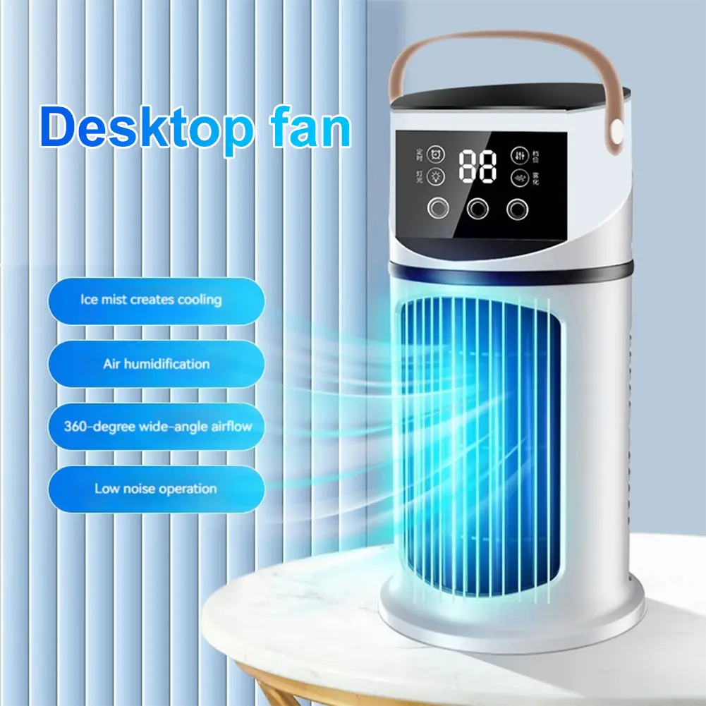 Portable Air Conditioner USB Fan Mini Humidifier Water Cooling Fan Silent Desktop Air Conditioning air cooler For Home Office