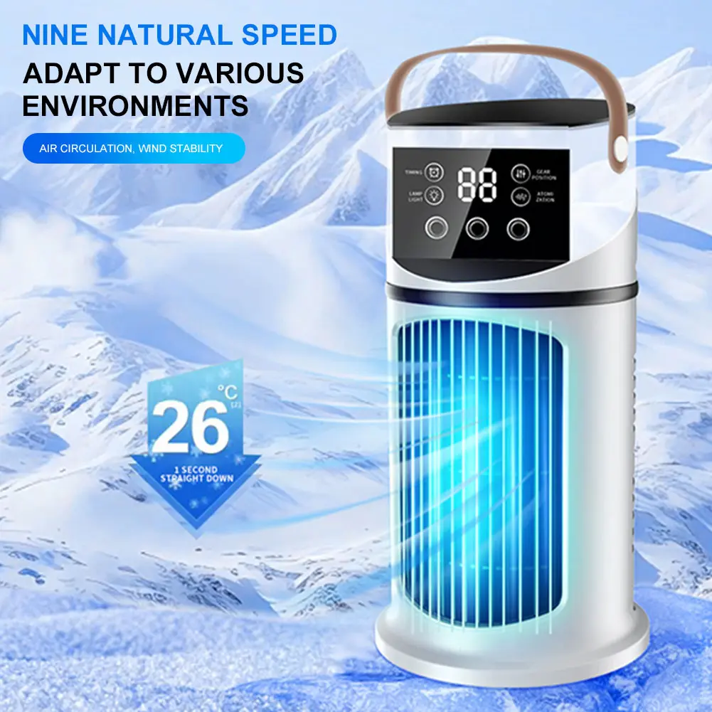 Portable Air Conditioner USB Fan Mini Humidifier Water Cooling Fan Silent Desktop Air Conditioning air cooler For Home Office