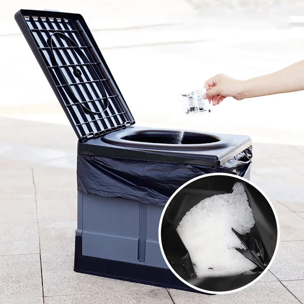 12-60PCS Camping Toilet Chemicals Liquid Waste Gelling Deodorizing Powder Eco Absorbent Gel Portable Deodorant Pee Solid Powder