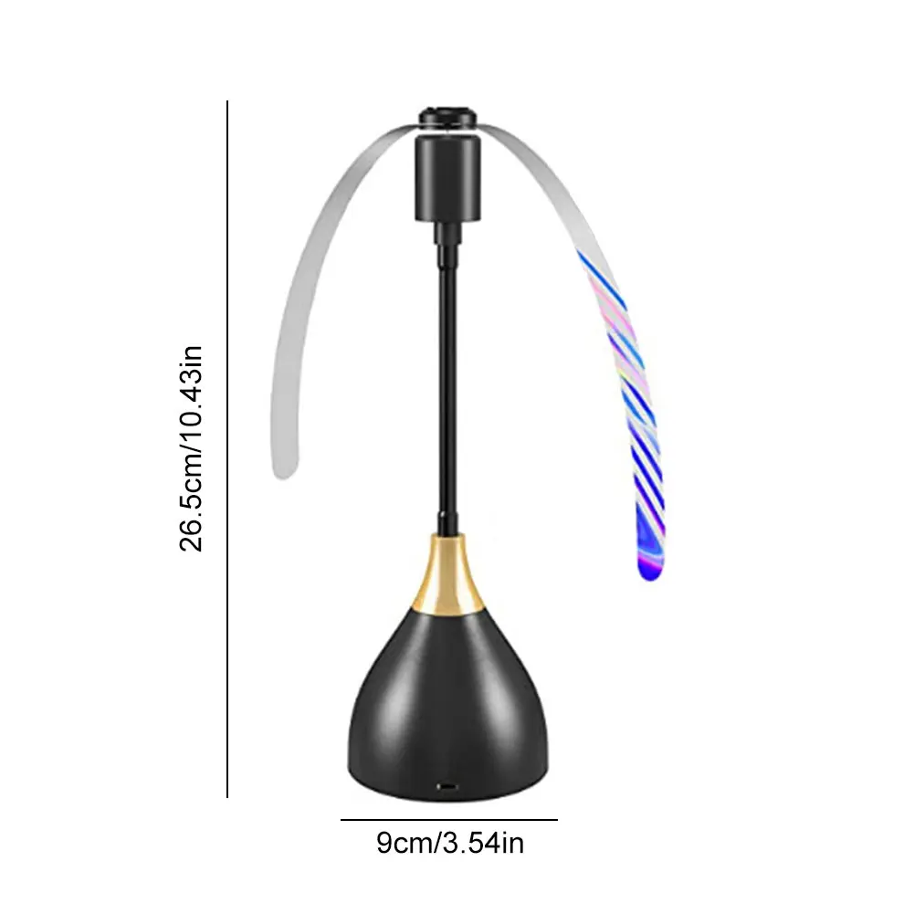 1-3pcs Portable Fly Fan Fly Repellent Fan Indoor Outdoor Dining Table Fly Repellent Fan Soft Blades for Picnics BBQ & Gatherings
