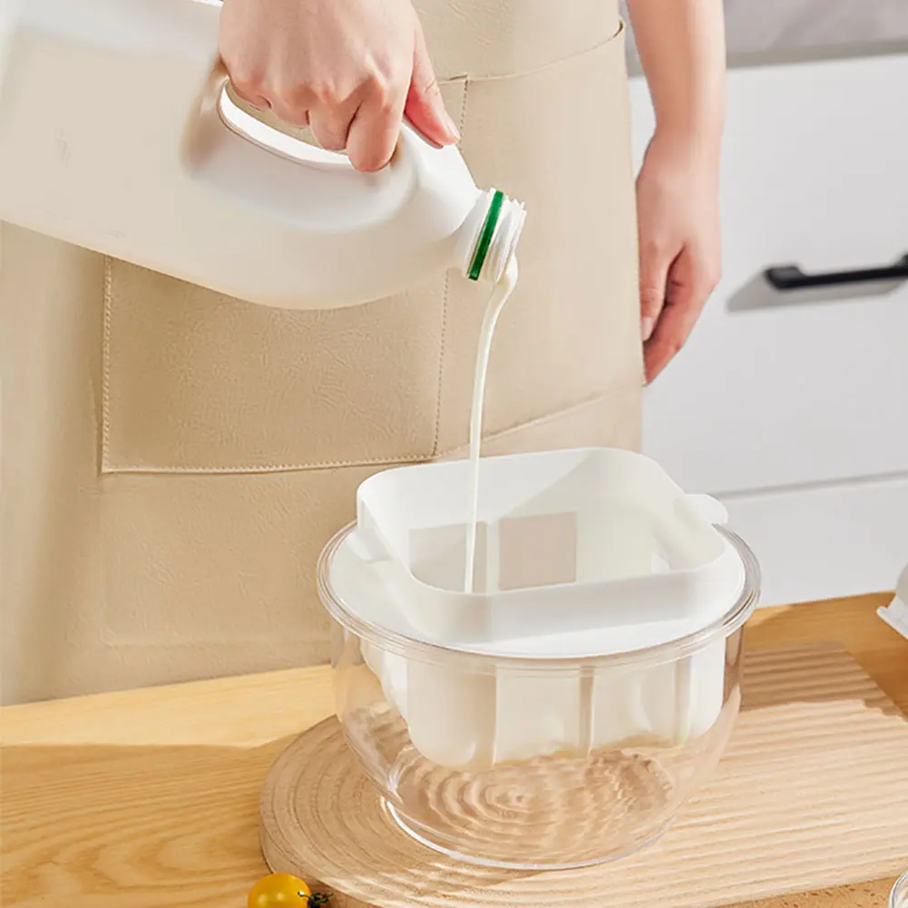 ​Yogurt Coffee Filter Maker with Pressure Spring Greek Yogurt Maker Yogurt Cheese Maker Machine for Homemade Thick Greek Yogurt