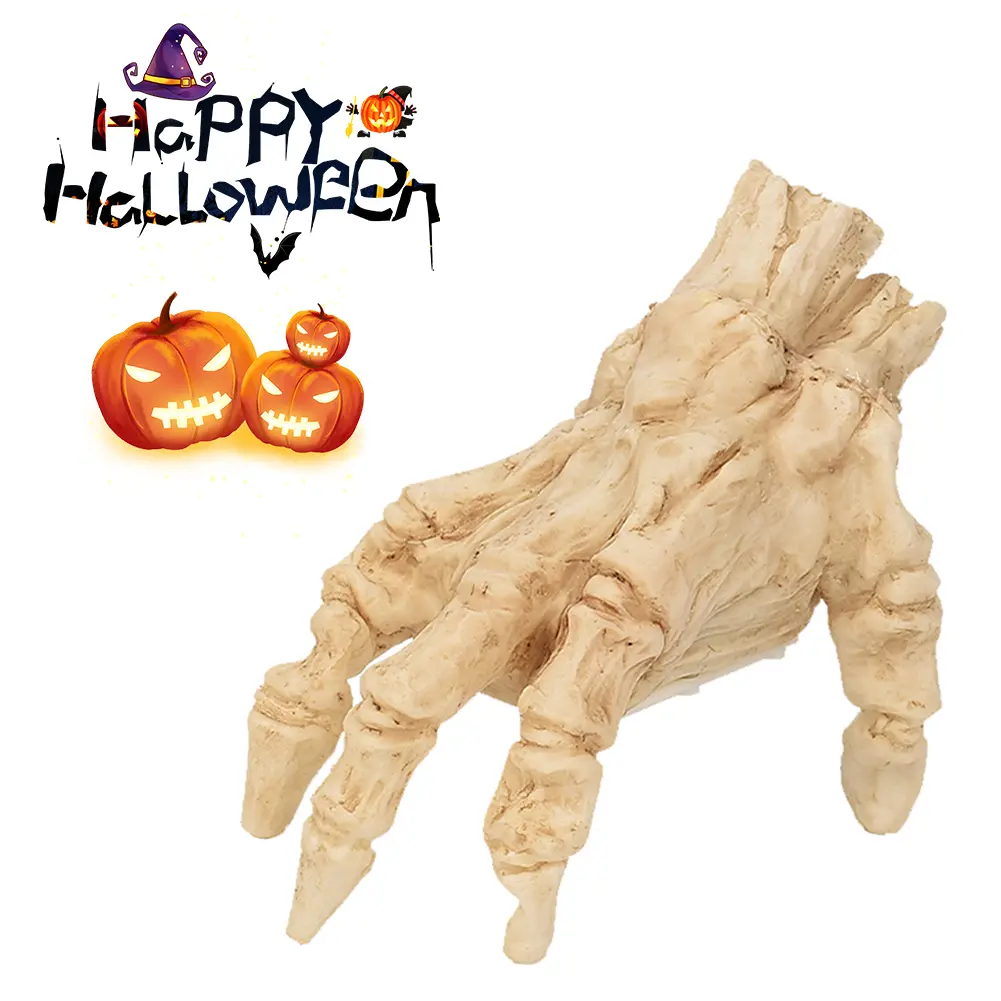 Electric Walking Hand Sound Activated Halloween Skeleton Hand with Sound Light Costume Props Halloween Gothic Home Decor