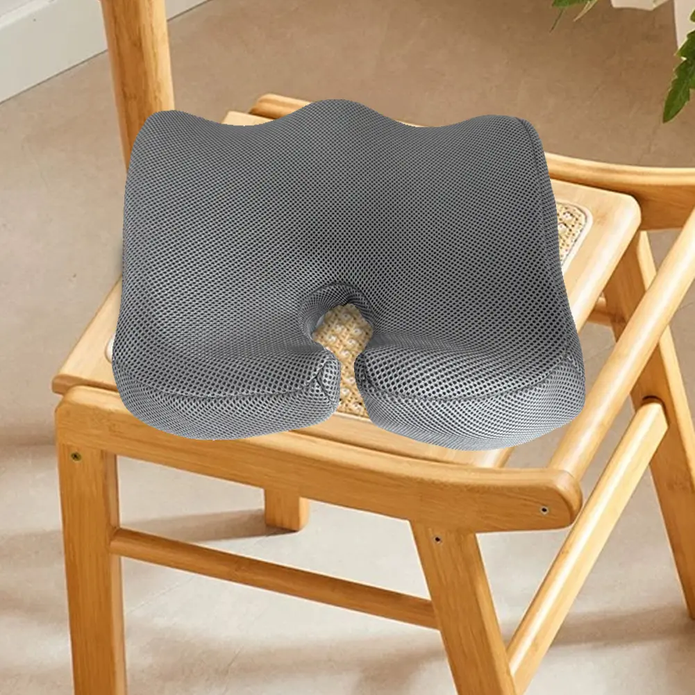 Memory Foam Seat Cushion Breathable Soft Seat Pad Pressure Relief Chair Pad Non Slip Sitting Pad for Buttocks Tailbone