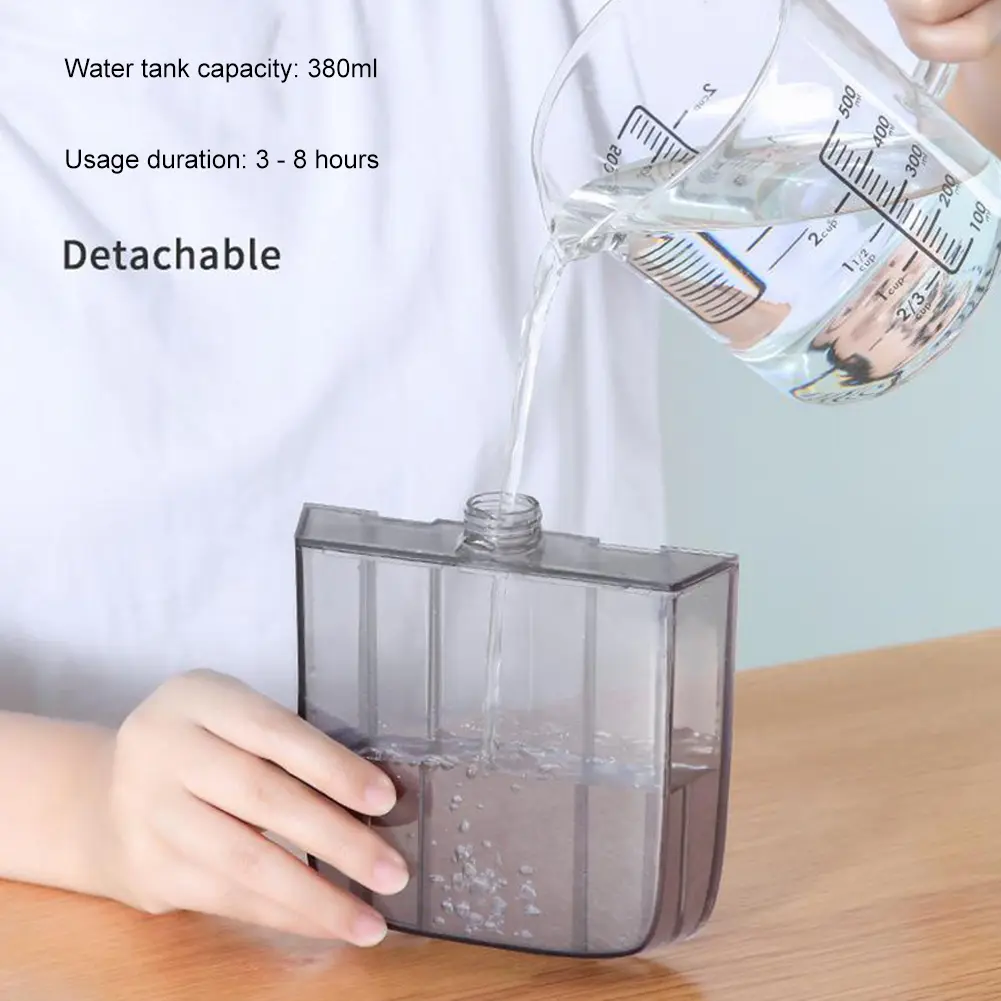 Water-Cooled Air Conditioner Personal Mini Air Cooler 3 Gear Air Cooling Machine 380ml Tank Mini Air Conditioner for Home Office
