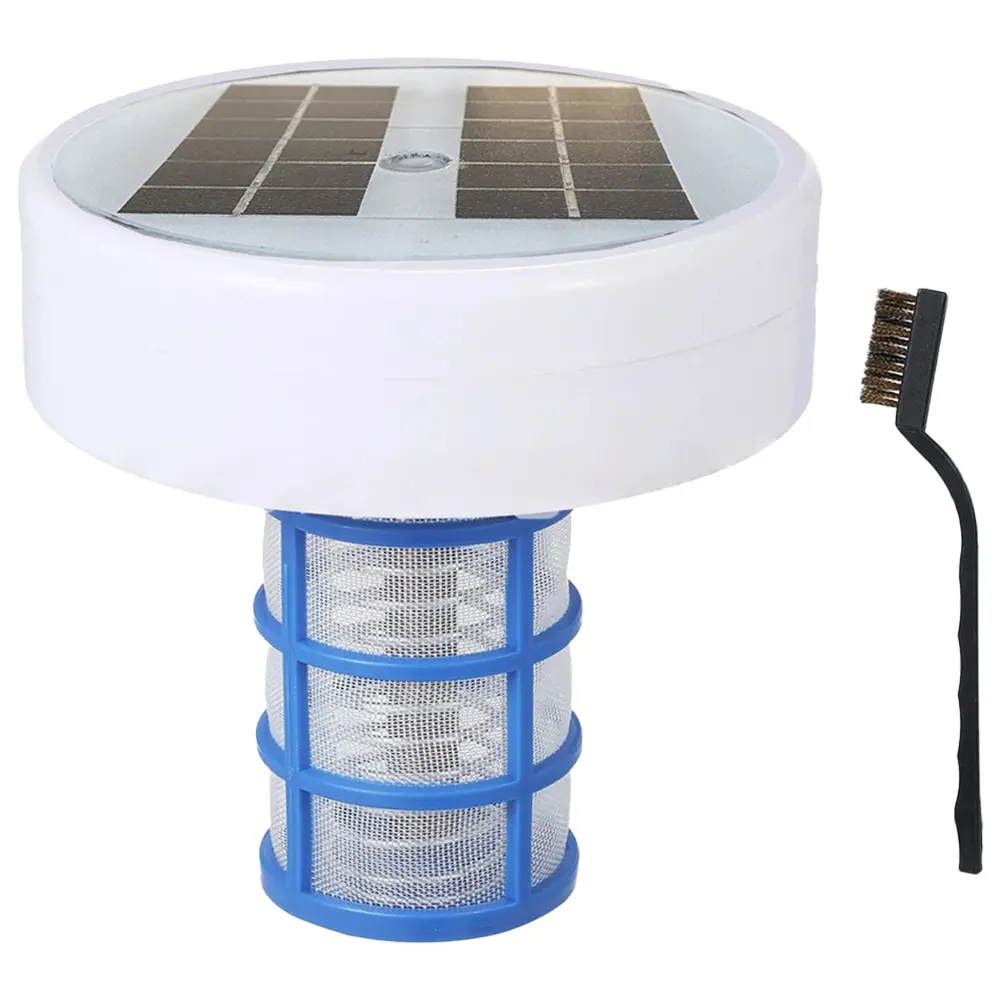 Pool Cleaning Equipment Solar Power Swimming Pool Purifier Pool-Ionizer Water Algae Inhibition Chlorine-Free Water Processor