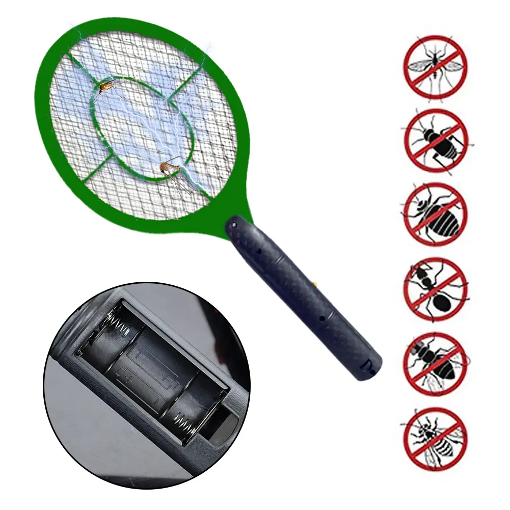 Electric Mosquito Killer Handheld Insect Fly Swatter Racket Portable Fly Insect Bug Pest Control Tool For Bedroom Insects