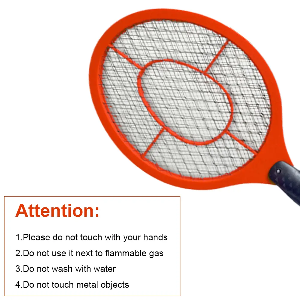 Electric Mosquito Killer Handheld Insect Fly Swatter Racket Portable Fly Insect Bug Pest Control Tool For Bedroom Insects