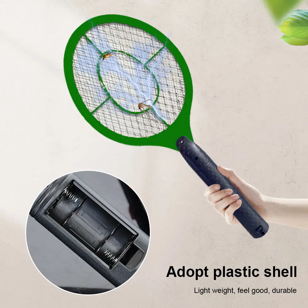 Electric Mosquito Killer Handheld Insect Fly Swatter Racket Portable Fly Insect Bug Pest Control Tool For Bedroom Insects