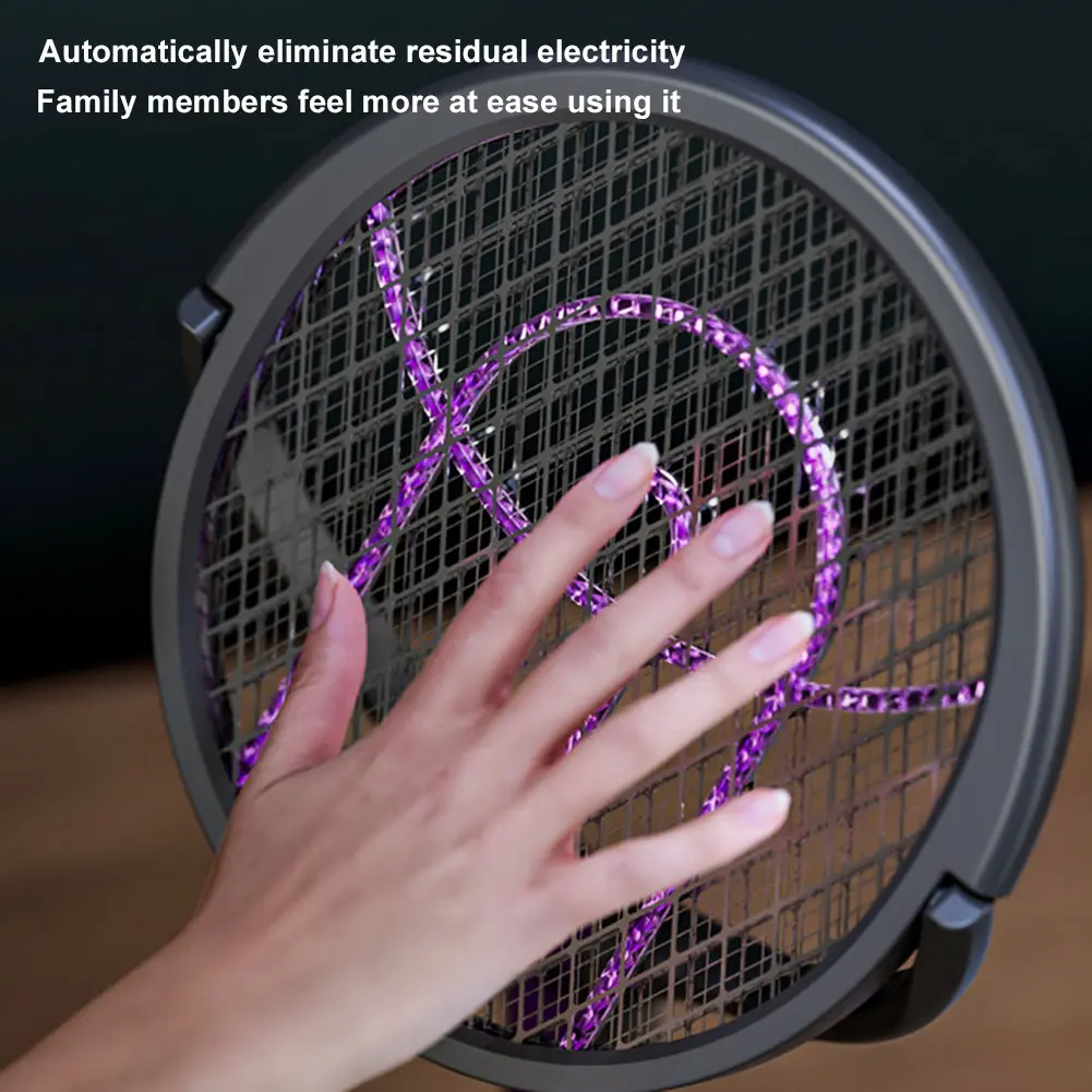 2800V 2 in 1 Mosquito Killer Lamp Multicunctional Angle Adjustable Bug Zapper Electric USB Rechargeable Mosquito Fly Bat Swatter
