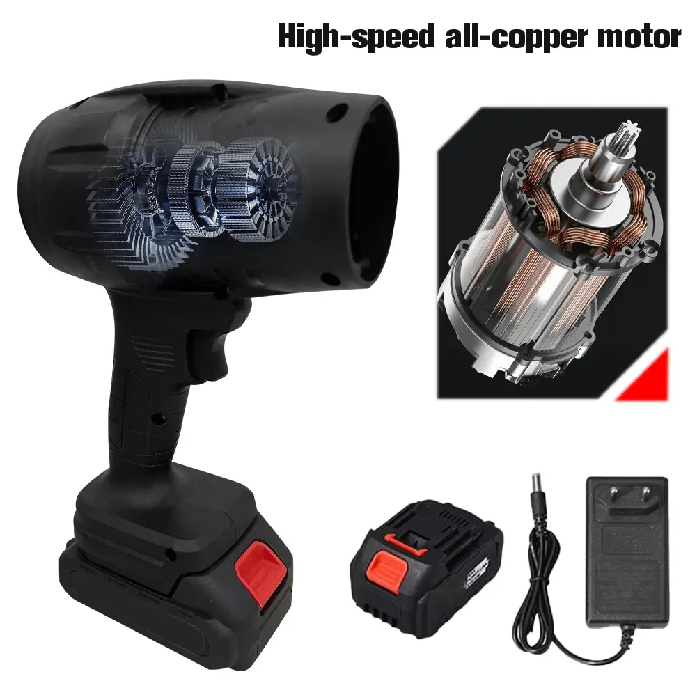 Jet Dry Blower Rechargeable Electric Air Duster Car Dryer Air Blower Dust Blower for Car Computer Keyboard Cleaning Garden