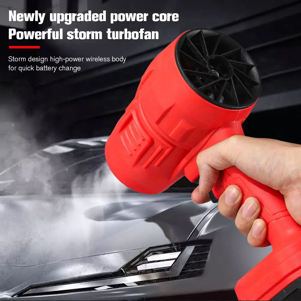 Jet Dry Blower Rechargeable Electric Air Duster Car Dryer Air Blower Dust Blower for Car Computer Keyboard Cleaning Garden