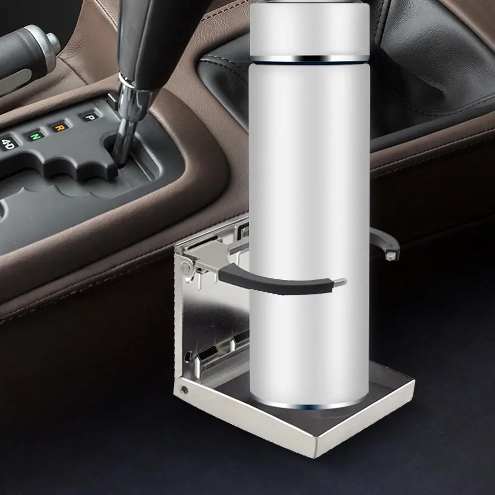 2 PCS Marine Stainless Adjustable Boat Cup Holder Universal Car Cup Bottle Holder Fold Down Cup Drink Holder for Boat Truck RV
