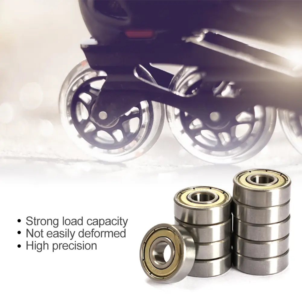 10-50PCS Miniature Ball Bearings 608ZZ Deep Groove Ball Bearing 8x22x7mm Deep Groove Miniature Bearings for RC Car Bearing set