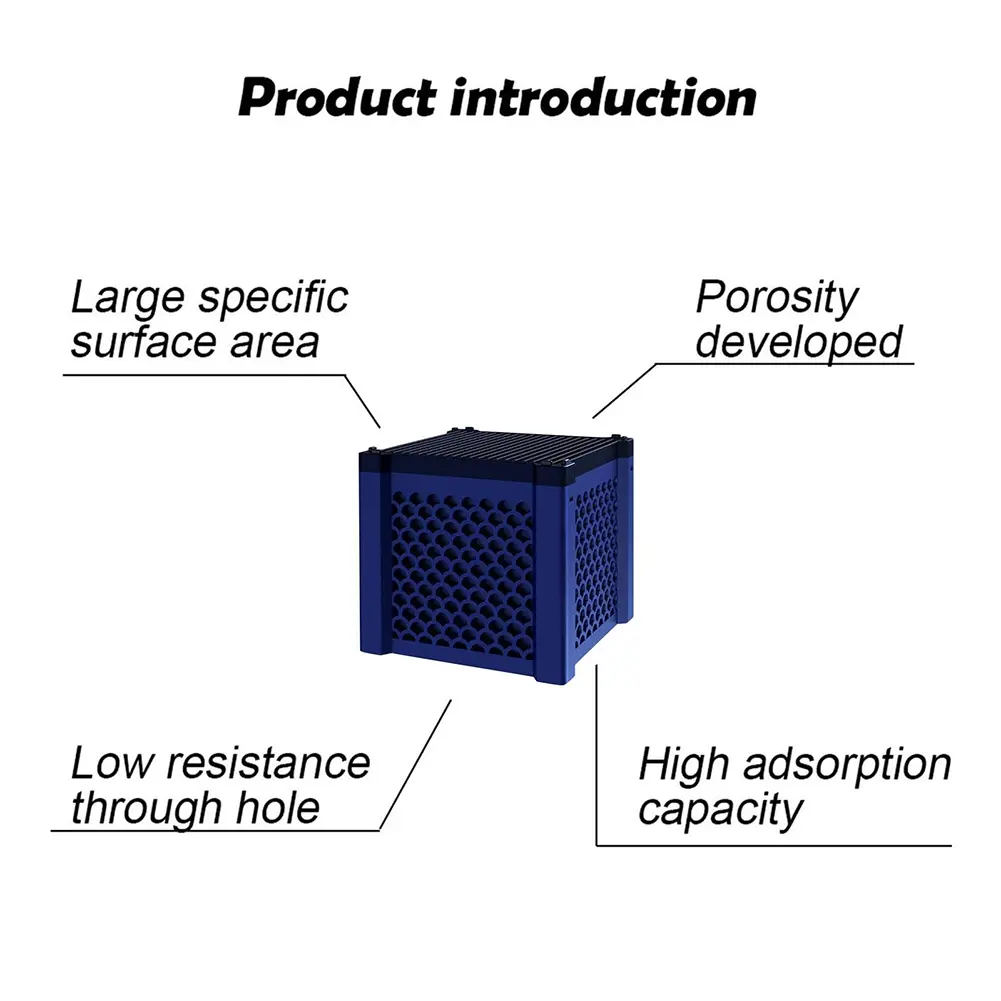 Activated Carbon Aquarium Water Purifier Cube Aquarium Water Filter Cube Deodorant Water Purifier for Aquariums and Fish Tanks