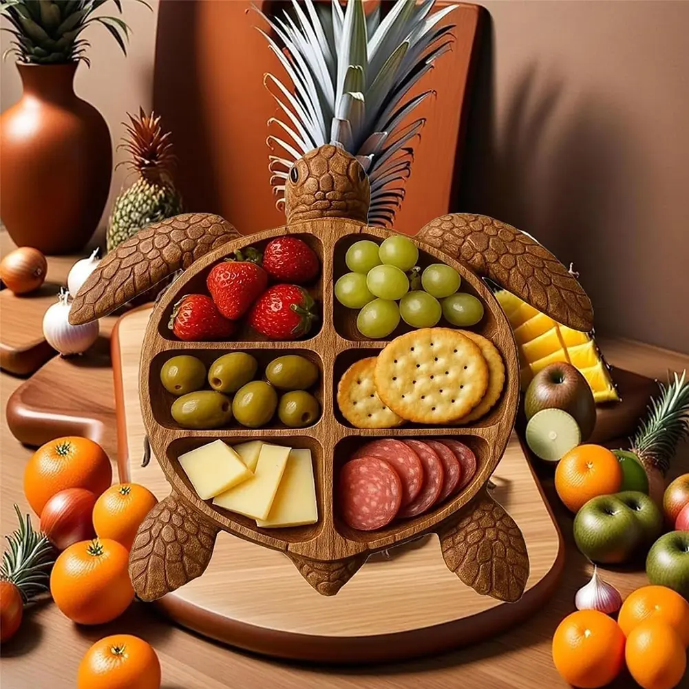 Wooden Tray Octopus Shaped Walnut Tray For Nuts Fruits Candies Desserts Snacks Jewelry Accessory Home Storage Tray Home Decor