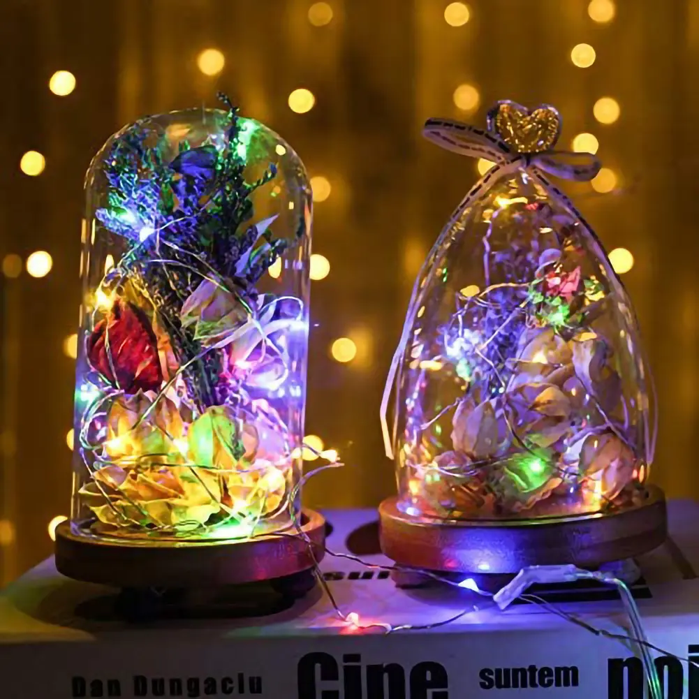 2M 3M Copper Wire LED String lights Holiday Lighting Fairy Garland For Christmas Tree Decoration Wedding Party New Year Decor