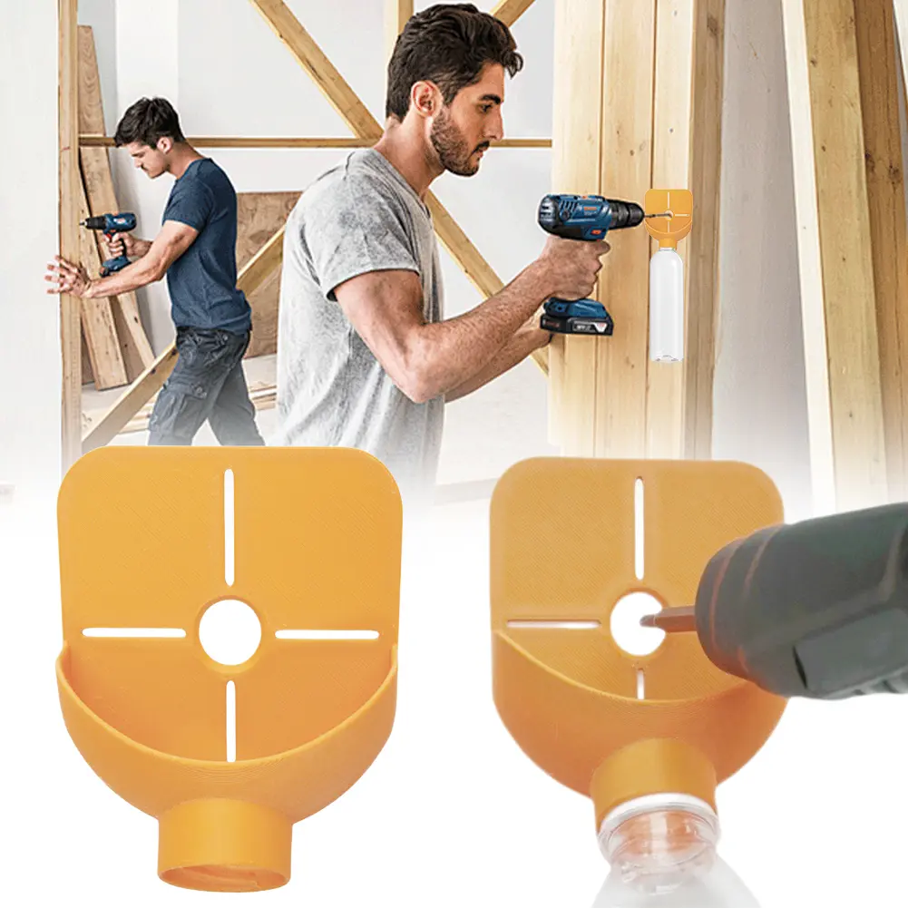 Electric Drill Dust Cover Bottle Impact Hammer Dust Collector Large Capacity Drill Dust Collector for Home Drilling Woodworking