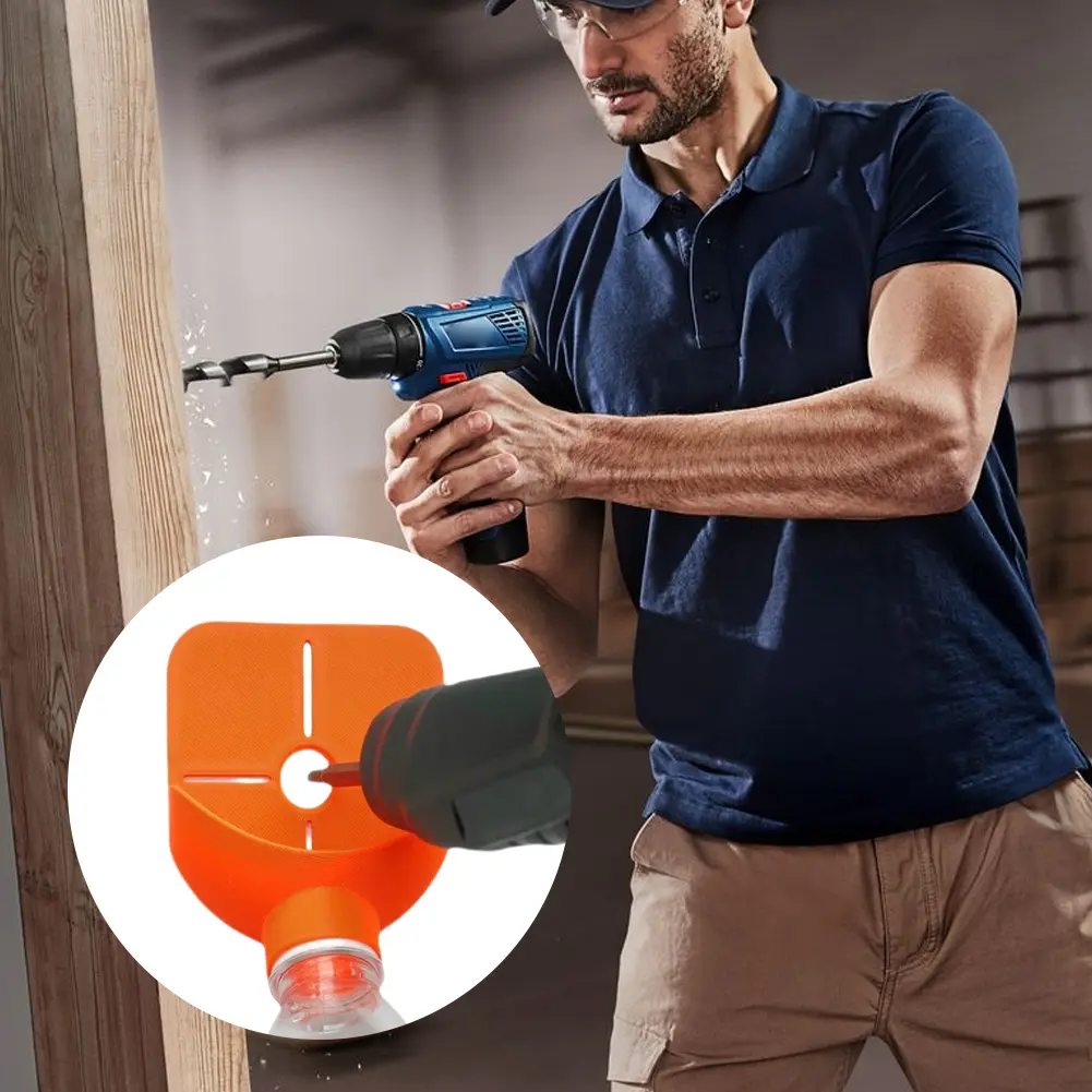 Electric Drill Dust Cover Bottle Impact Hammer Dust Collector Large Capacity Drill Dust Collector for Home Drilling Woodworking